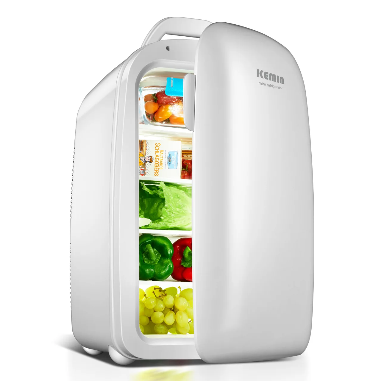 28L Dual core Portable Fridge Camping Dc 12v Refrigeration Home Car