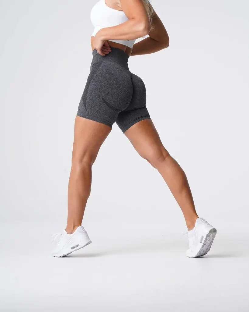 Sports Shorts Running Shorts Yoga Shorts Workout Shorts Seamless Shorts Contour Seamless Shorts for Women Push Up Booty Workout Shorts Fitness Sports Short Gym Clothing Yoga
