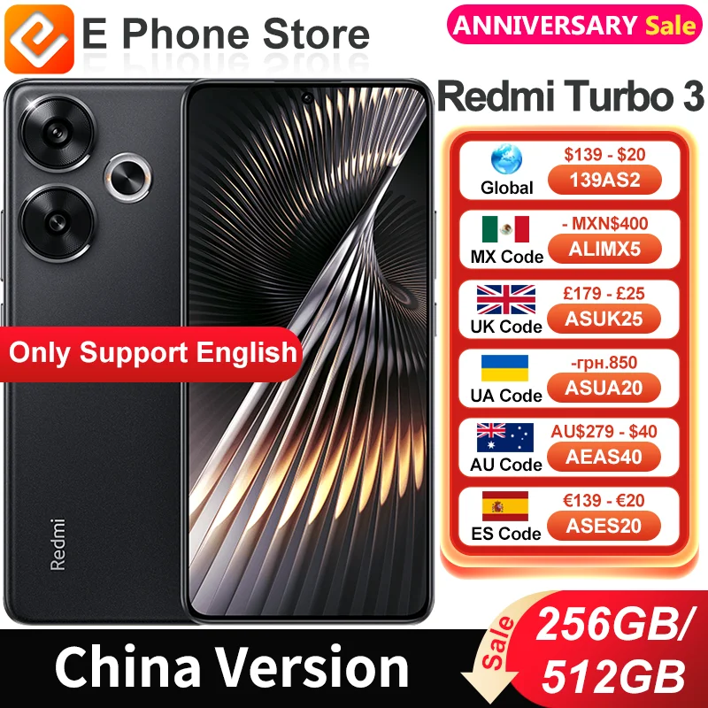 【美品】Redmi Turbo 3 12GB/256GB ホワイト BLU済 Redmi Turbo 3 Review