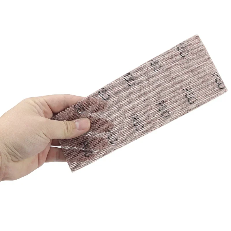 직사각형 방진 사포 진공 사포 막힘 방지 샌딩 디스크 연마지 샌딩기 액세서리, 70x198mm, 20 개
