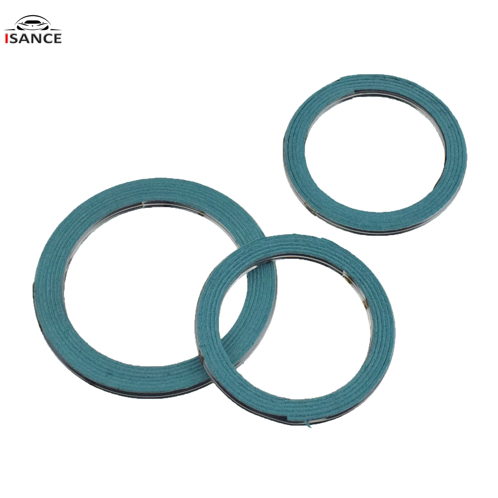 1/ 2/ 3PCS Exhaust Pipe Connector Gasket For 2001-2005 Lexus IS300 90917-06076,90917-06046 ,9091706076,9091706046