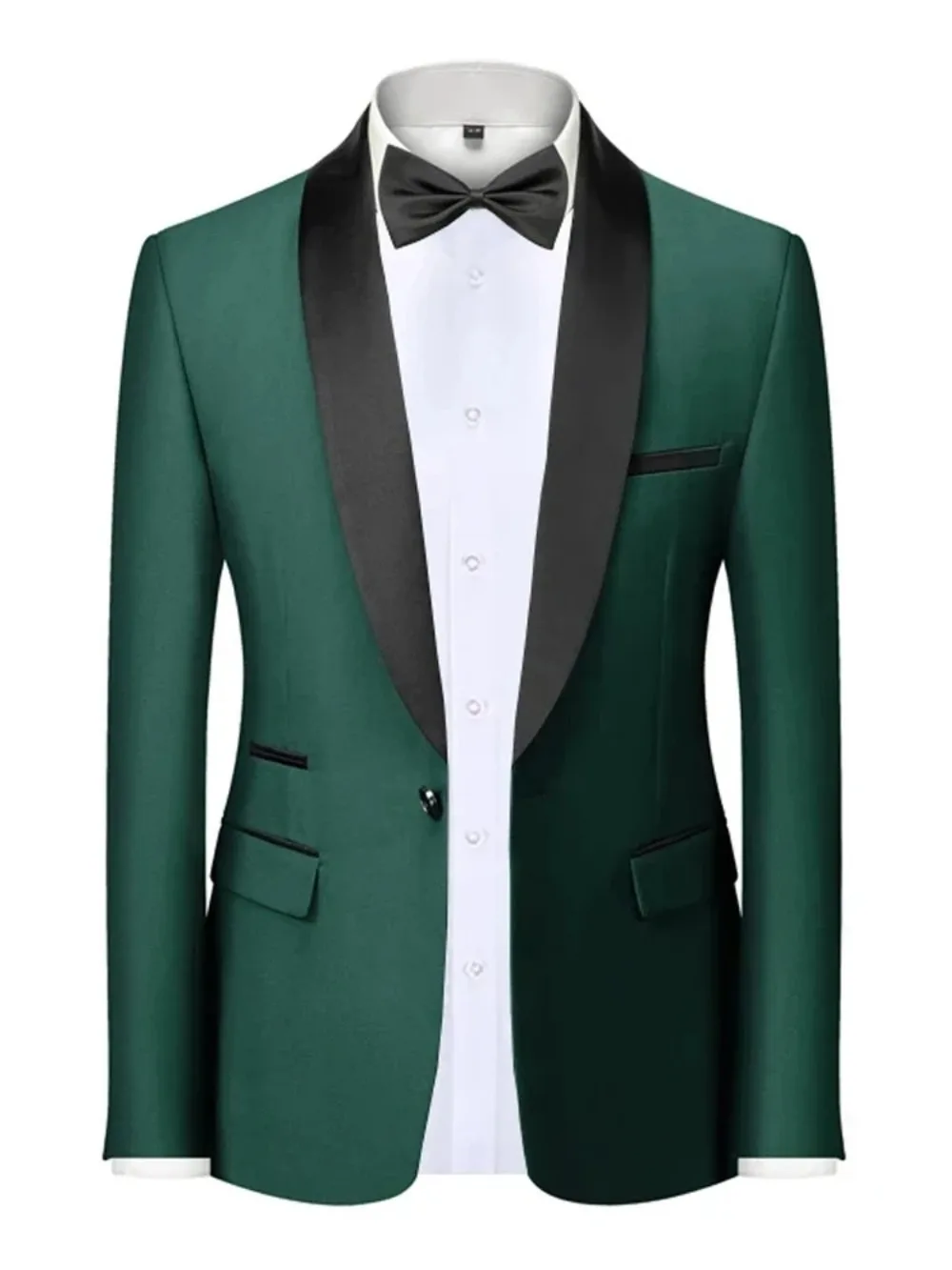 Smoking Branco Do Noivo Smoking Xale Preto Homens Casamento