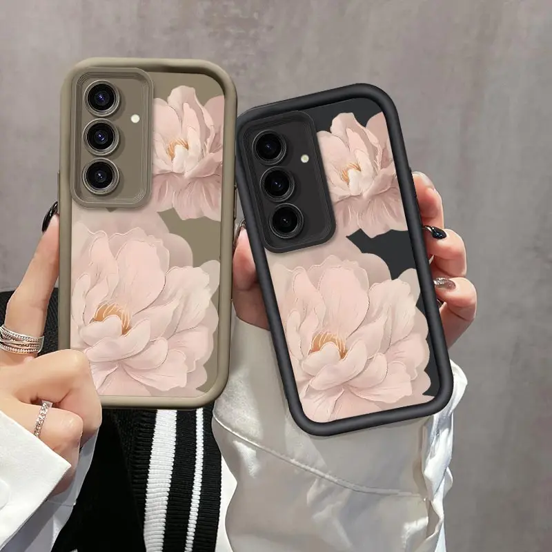 Vibrant Giant Flowers Sky Eye Phone Case Cover