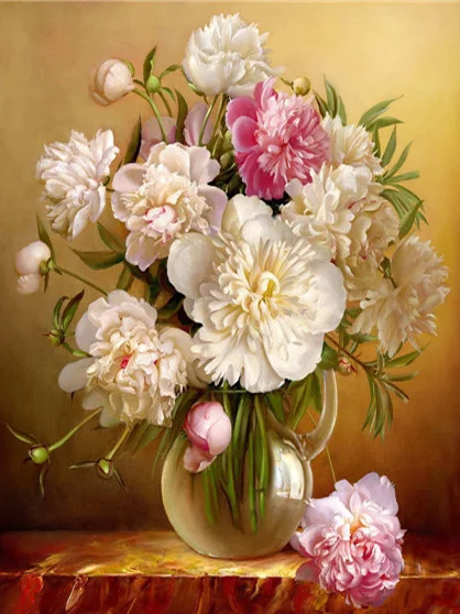 5D Diamond Painting Flower Full Diamond Tulip Rose DIY Diamond Mosaic Art Painting Cross Stitch Rhinestone Embroidery Home Decor CY-HH00550AE6