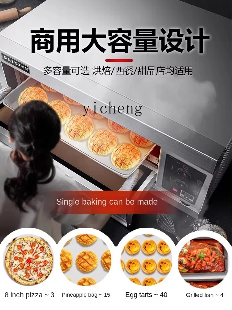 XL Oven Commercial One-Layer Two-Plate Large Baking Oven Gas Electric