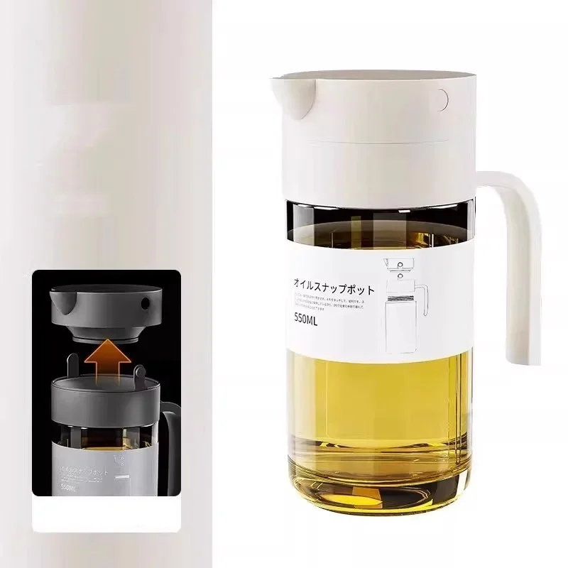 Glass Automatic Oil Jug Seasoning Flask