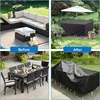 Waterproof Outdoor Terrace Garden Furniture Cover Rain And Snow Chair Cover Sofa Table And Chair Dust Cover 6