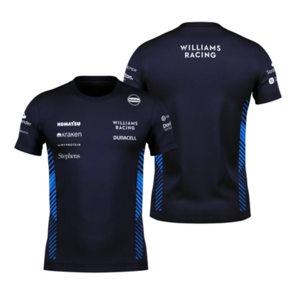 F1 Racing Wear Camiseta Dryfit Williams Equipe 3D Printed Streetwear Sports Plus Size Men's Children's T-shirt mens cotton t shirt