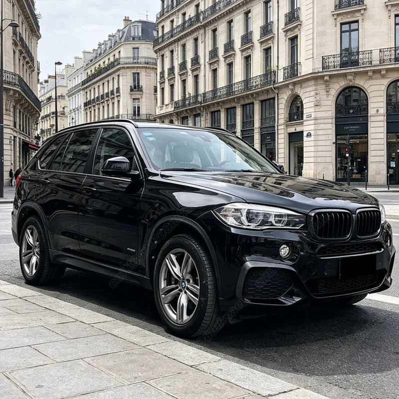 BMW X5 F15 M 스포츠 2014 2015 2016 2017 2018 자동차 전면 안개등 눈썹 장식 스트립 수정 액세서리 키트
