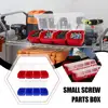 1pcs Plastic Multi-Compartment Organiser Box For Screws Plastic Hardware Divider Storage Case With Lid Display Y7K9 2