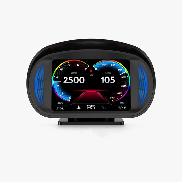 HUD OBD2 Per Auto - Display Testa Alta Con Allarme Velocità E Voltmetro - Foto 2
