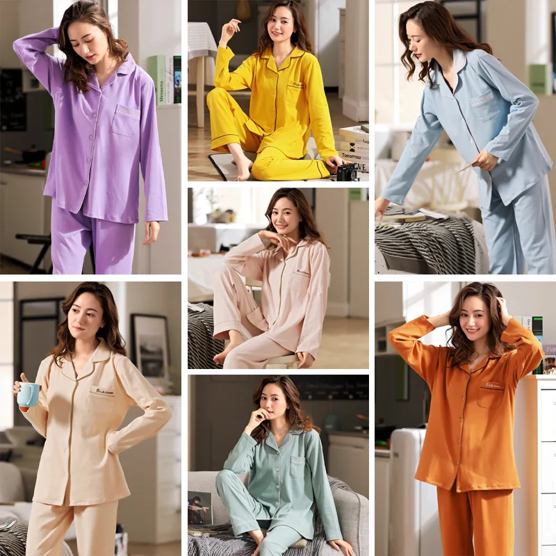 Cotton Confinement Clothing Autumn Clothes Long Pants Postpartum Maternity Pajamas  Cotton Nursing Maternity clothes