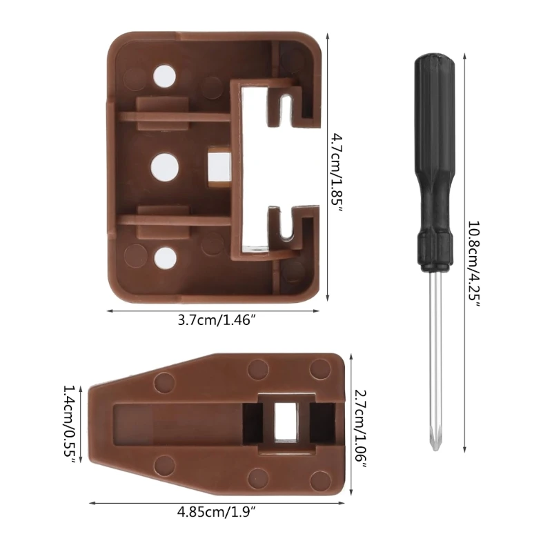 Convenient Drawer Slide Repair Package Must Have Drawer Repair Solution Simple Installation for Guides & Mounting Screws