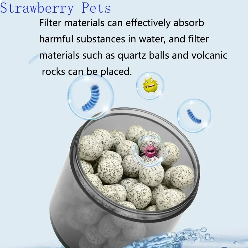 Enhanced Aquarium Biochemical Sponge Filter and Air Pump Skimmer
