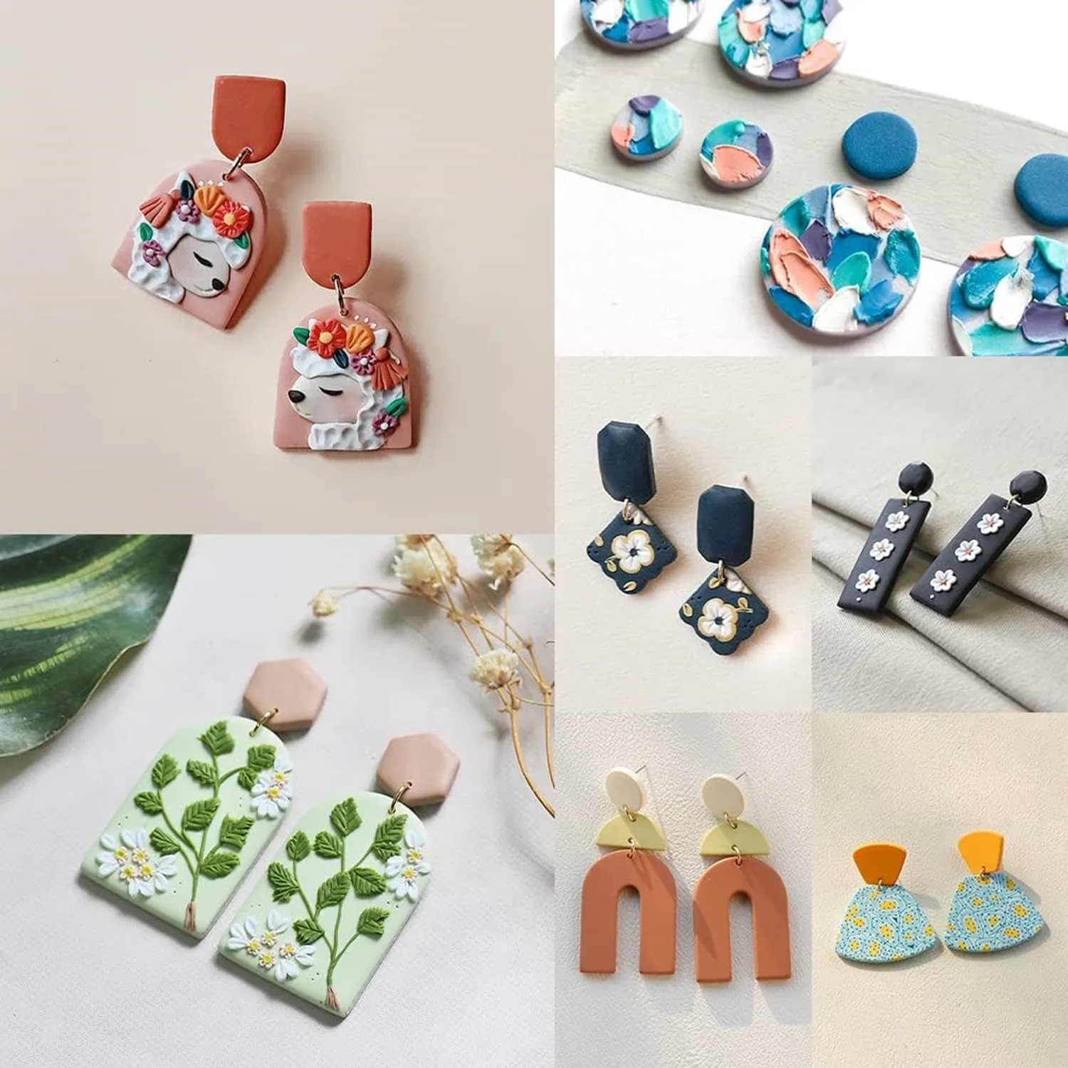Polymer Clay Cutter & Mold Set 5