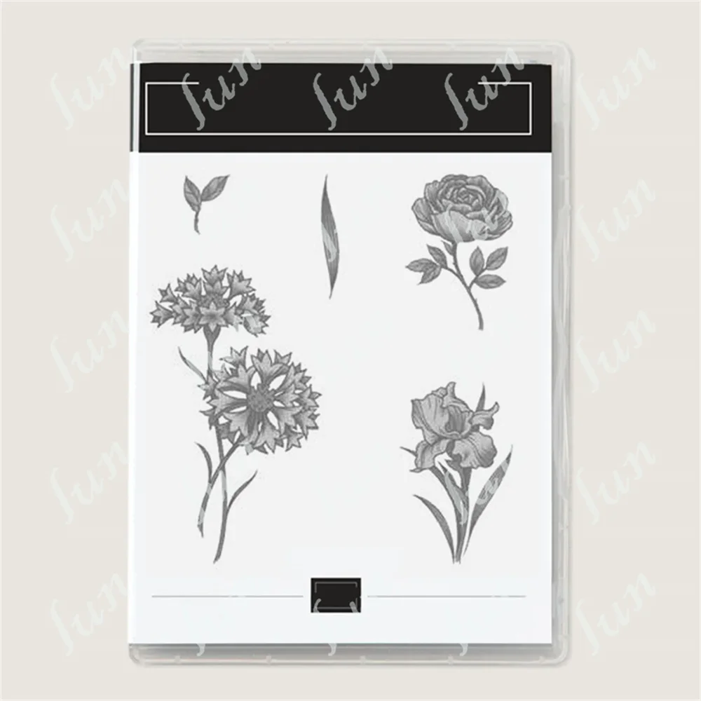 

Wildflowers Flowers Metal Cutting Dies Stamps Diy Handmade Embossing Stencil Making Scrapbook Diary Greeting Card Decoration