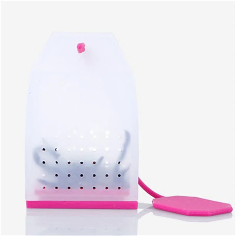 Silicone Tea Infuser Bag Reusable Loose Leaf Tea Bags Strainer Filter Drinker Utensils tea infuser