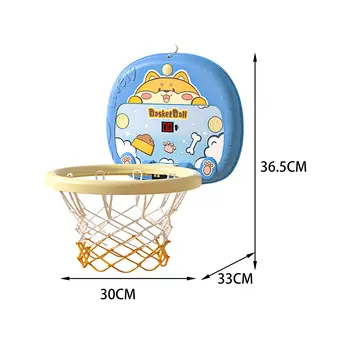Mini Basketball Hoop Set Indoor and Outdoor with Accessories Early Education 6