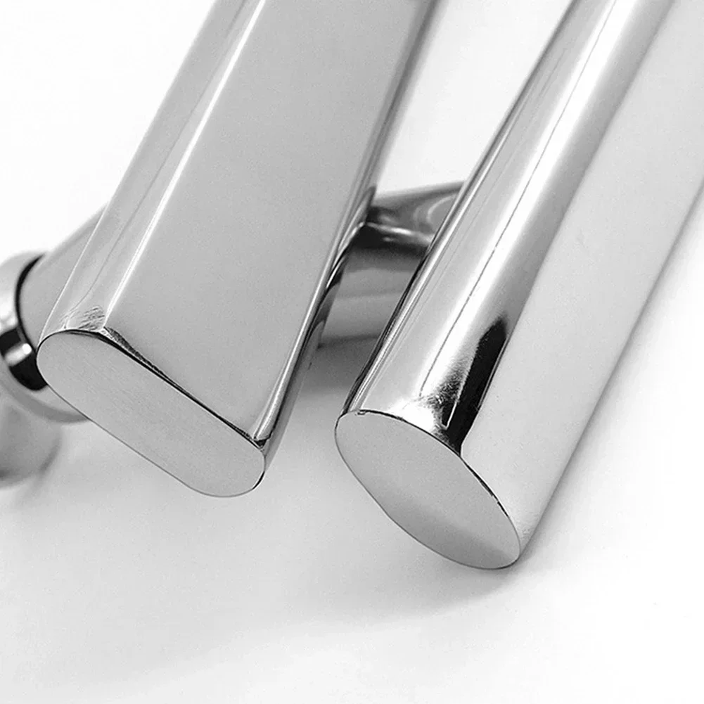Garden Home Shower Door Handle Home Renovation Stylish 225*30mm Chrome Effect Silver Stainless Steel