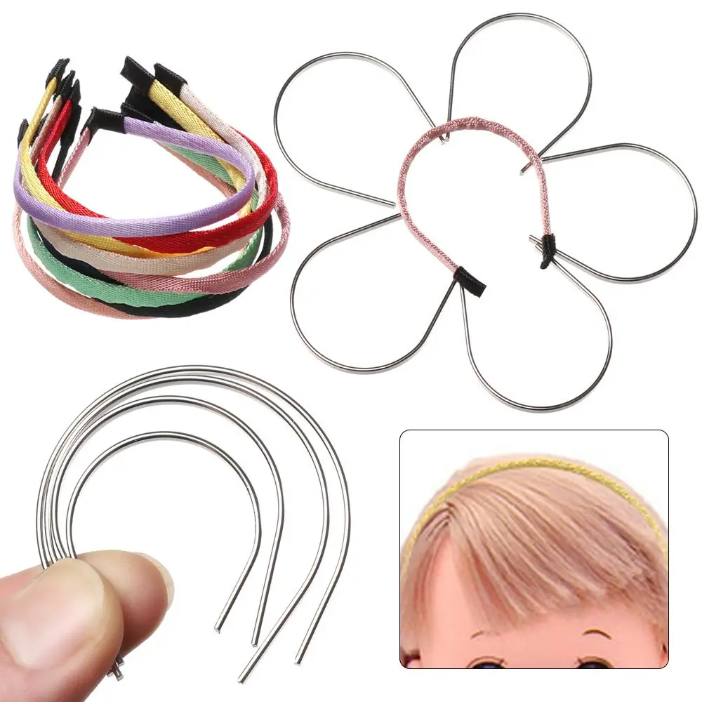 5Pcs New Mini Cute Doll Headband Doll Hair Decoration Materials Doll Head Band Parts DIY Doll Accessories 2