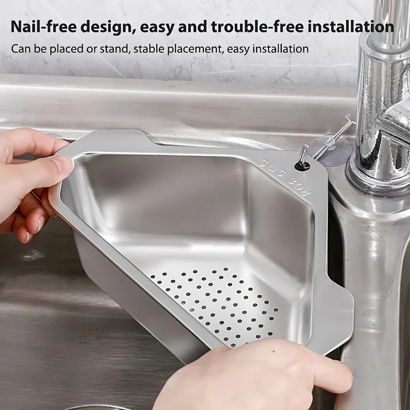 Stainless Steel Kitchen Sink Filter Drain Basket Wash Basin Leftovers Residue Garbage Drain Rack kitchen sink filter sink strainer sink filter kitchen sink strainer 1pc