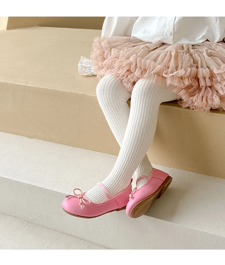 Baby Kids Autumn Winter Tights Toddler Girls Boys Ribbed Stockings Cotton Warm Pantyhose Solid Candy Color Tights 0-9Years