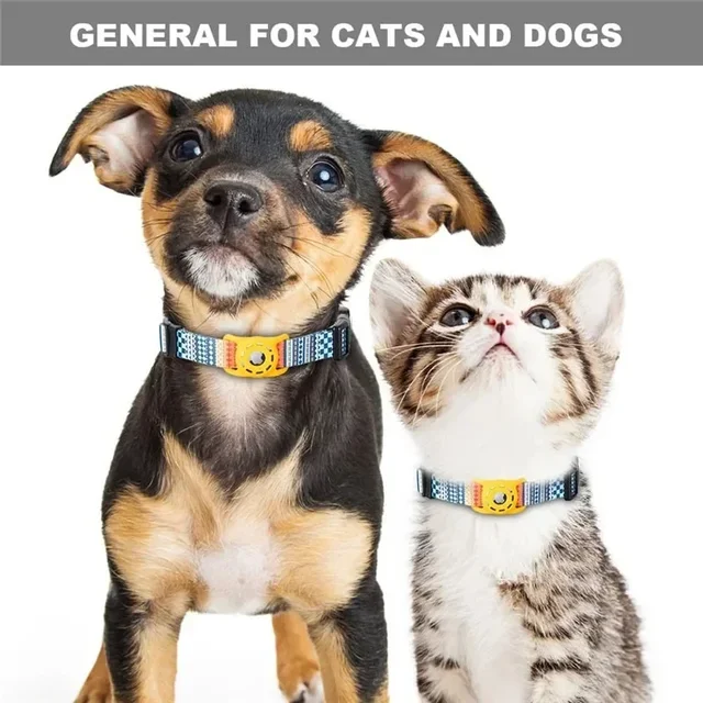 Pet Cat Dog Digital Printing Collar for Apple Airtag Protective Cover Small and Medium-Sized Dogs Articles Accessories 4