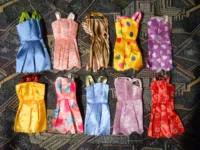 10 juegos de minivestido de estilo mixto, accesorios coloridos sin mangas para casa de muñecas de verano, ropa para muñeca Barbie, lote de juguetes para niñas encantadoras - Imagen 4