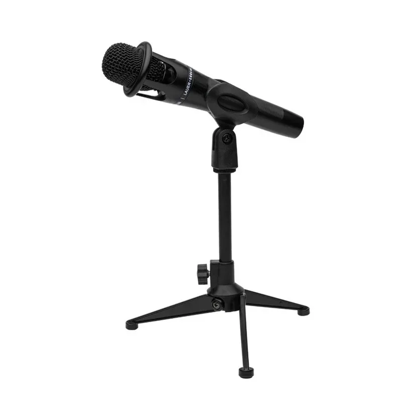Microphone Stand Desktop Tripod Mini Portable Table Stand Adjustable Mic Mic Clip Holder Bracket microphone stand microphone clip holder