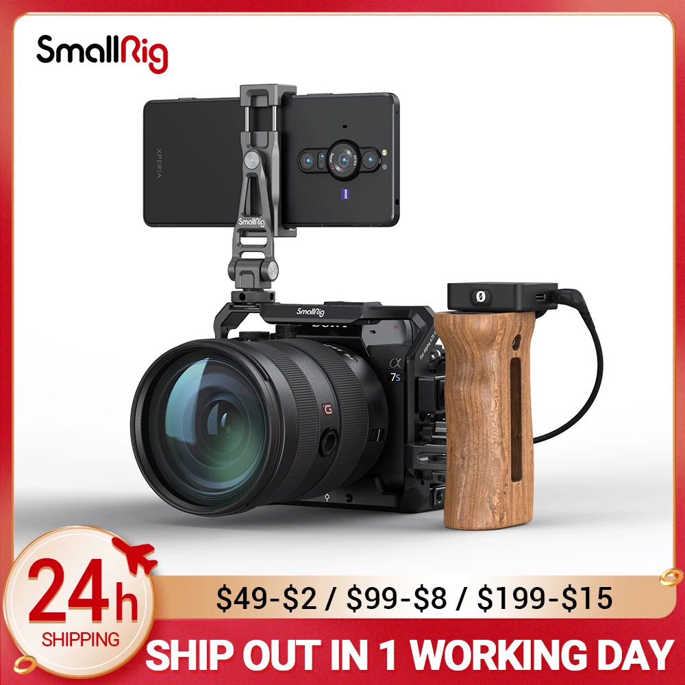 SmallRig Multifunctional Universal Metal Smartphone Holder with Cold