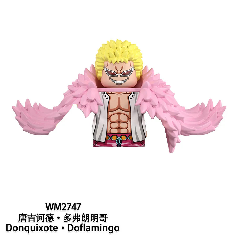 Japan Anime Mini Action Figure Doll Monkey D Garp Kohza Aramaki Sengoku Assembling Building Block Dolls Toys Gift Ornament