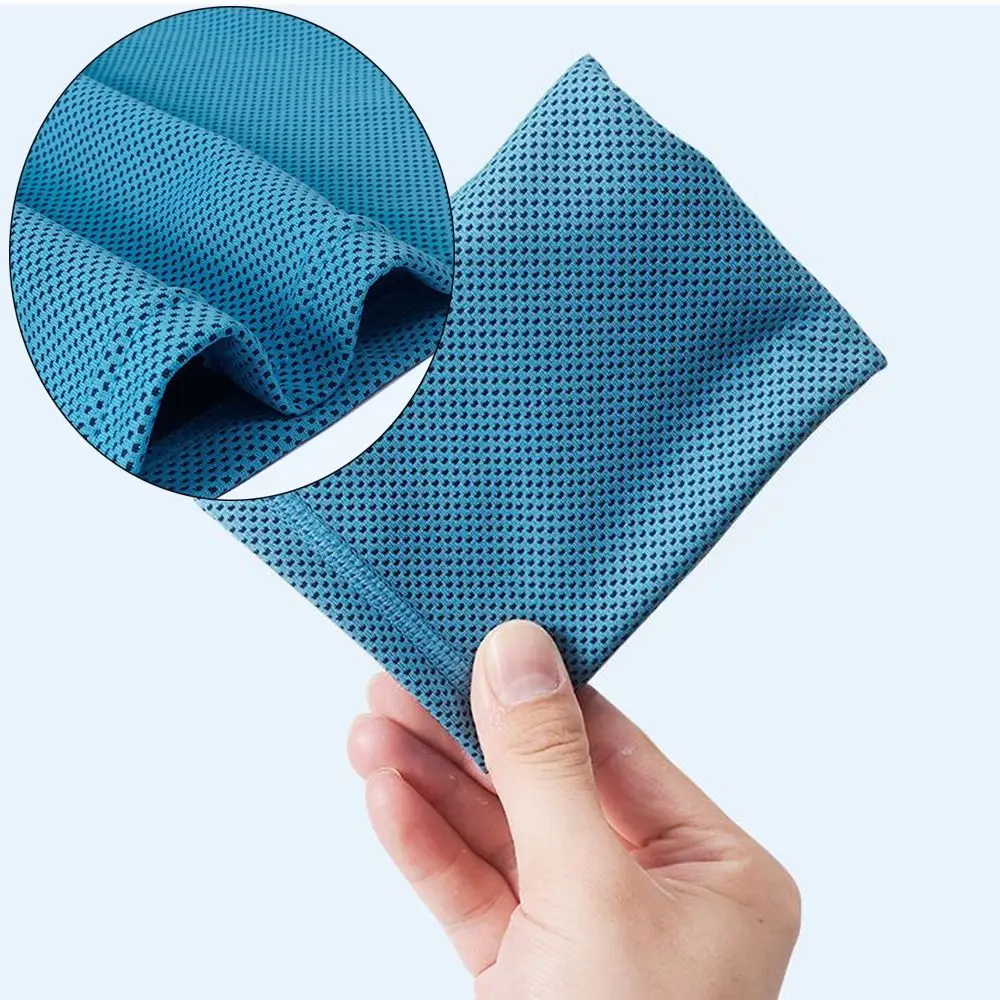 Polyesterfaser Sport Handgelenk Schweiß Handtuch Schweiß Absorption Handgelenk Schutz Tragbare Handgelenk Wischen Schweißband Fitness Camping Laufen – Detail 5