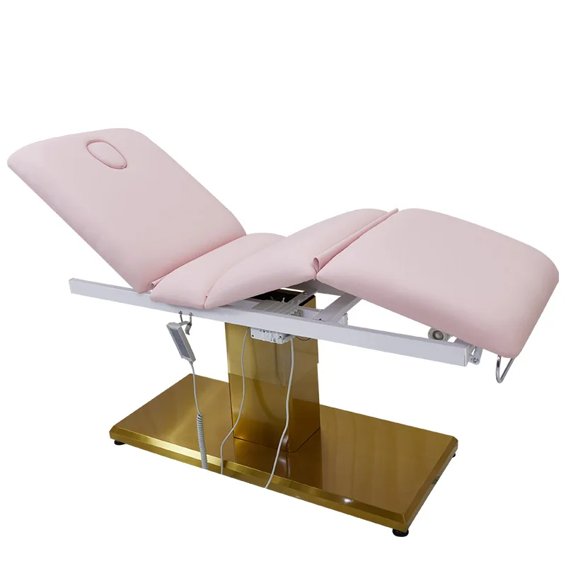 3 Motors Luxury type beauty salon equipment electric facial spa massage chair closed loop servo stepping motors type