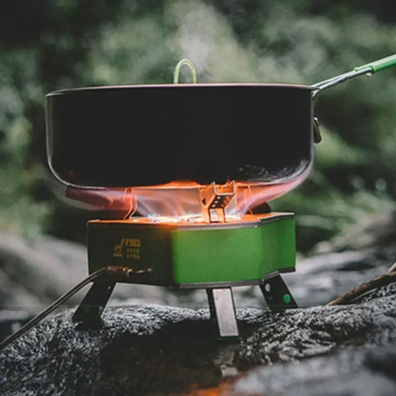 Seven-star Furnace Split Outdoor Casual Durable Stove Wild Fire Stove Butane Liquefaction Portable Gas