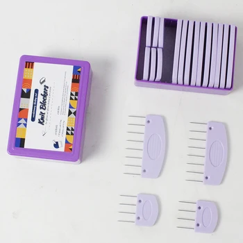 20PCS Stainless Steel Knitting Blockers Set 1