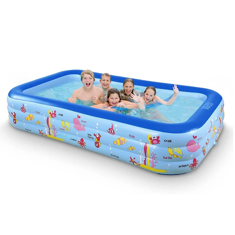 

Family Children's Swimming Pool Full Size Inflatable Lounge Swimming Pool Children's Garden Backyard Inflatable Swimming Pool