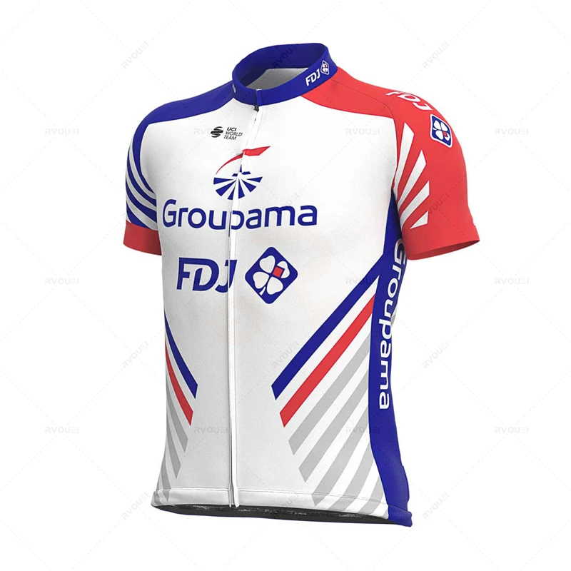 Ensemble Maillot Et Cuissard Vélo Française Des Jeux - Decathlon - Taille M - Bleu