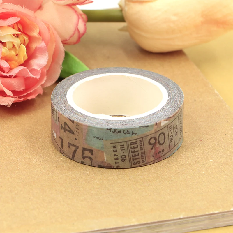 2023 NEW 1X 10M Decorative Retro Travel Japanese Washi Tape for Scrapbooking Planner Adhesive Masking Tape Cute Stationery 2