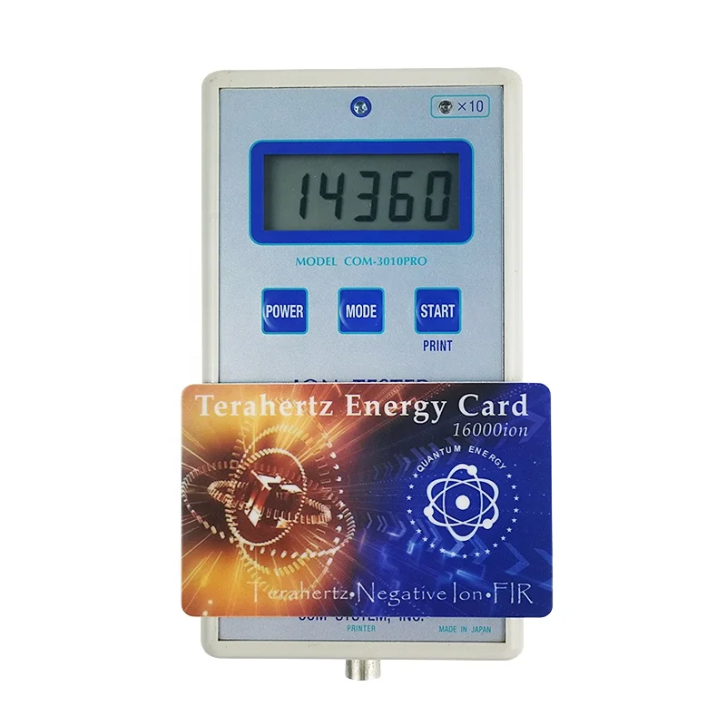 Custom  Newest Terahertz card with Negative ions 16000cc Bio nano Terahertz energy saving card FIR fuel saver card for health ca