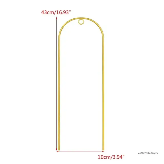 Fémnövény Hegymászó Keret Beltéri Virág Edény Szőlő Rács Tartó Vasnövények Tét Rattan Állvány - Image 6