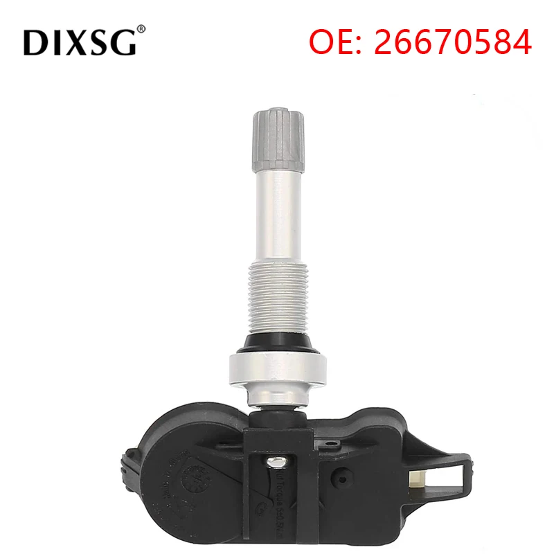 4PCS Tire Pressure Monitor Sensor TPMS 26670584 For Buick GL8 S & amp; amp; ES/English Lang 18T 26670584 TPMS 433Mhz