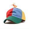 2024 Adult Kids Helicopter Propeller Baseball Caps Colorful Patchwork Cap Hat Bamboo Dragonfly Children Kids Snapback Party Caps 3