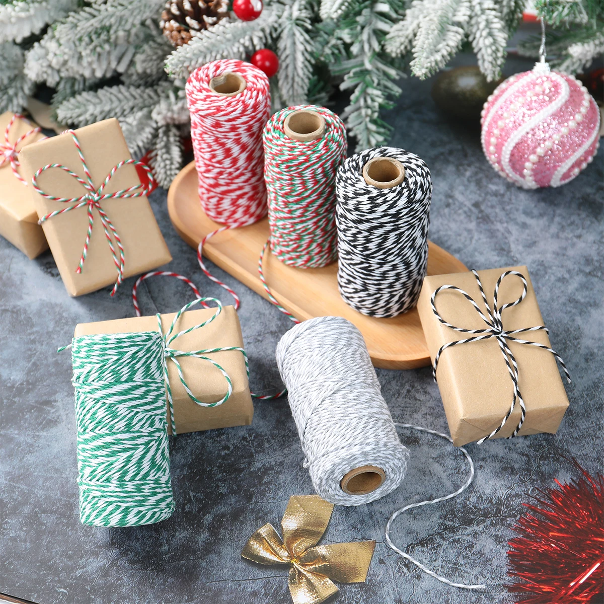 Cotton Rope 100M 10yards For Home Decor Handmade DIY Christmas Gift Wrapping