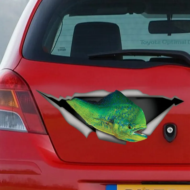 

Наклейка Mahi mahi, наклейка для рыбьего автомобиля