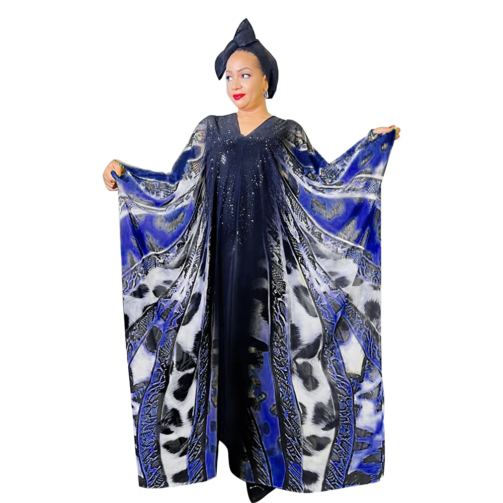 

ICCLEK Robes For Women Evening Dresses For Women 2023 Chiffon African Dress For Women African Kaftan Dress For Women