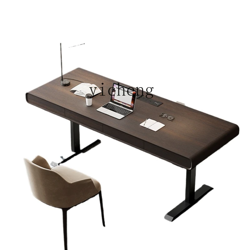 

ZC Minimalist Lifting Desk Desk Computer Desk Study Table Double Electric Smart Adjustable