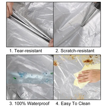 Car Tire Covers For RV Truck Camper Trailer Universal Vehicle Wheel Protector Car-Styling 27-29 inch Tyre Storage Bag 4 Pcs 2