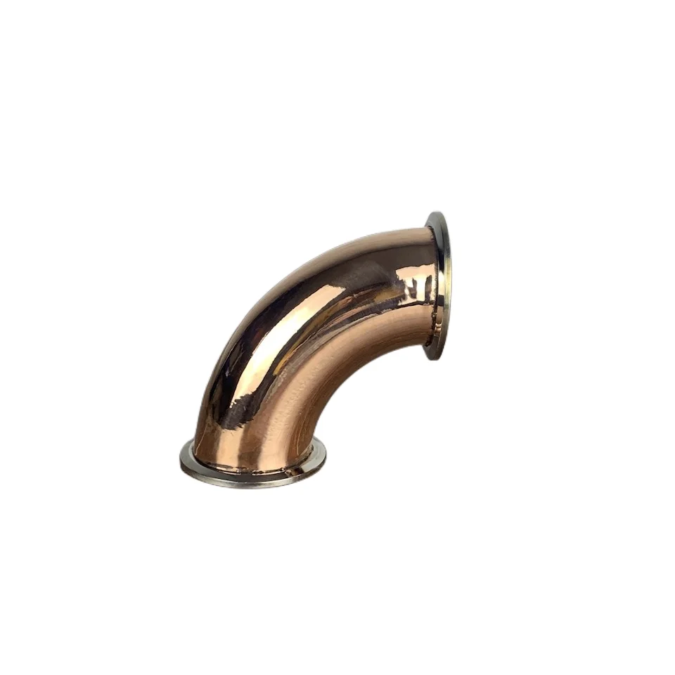 Clamp 2"(51mm) OD64mm Copper Elbow 90 degree