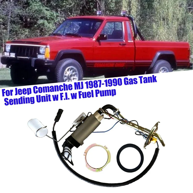 

TREXJPSU-6P4.0 Gas Tank Sending Unit W/ F.I. W/ Fuel Pump Component For Jeep Comanche 1987-1990 Gasoline Assembly Module