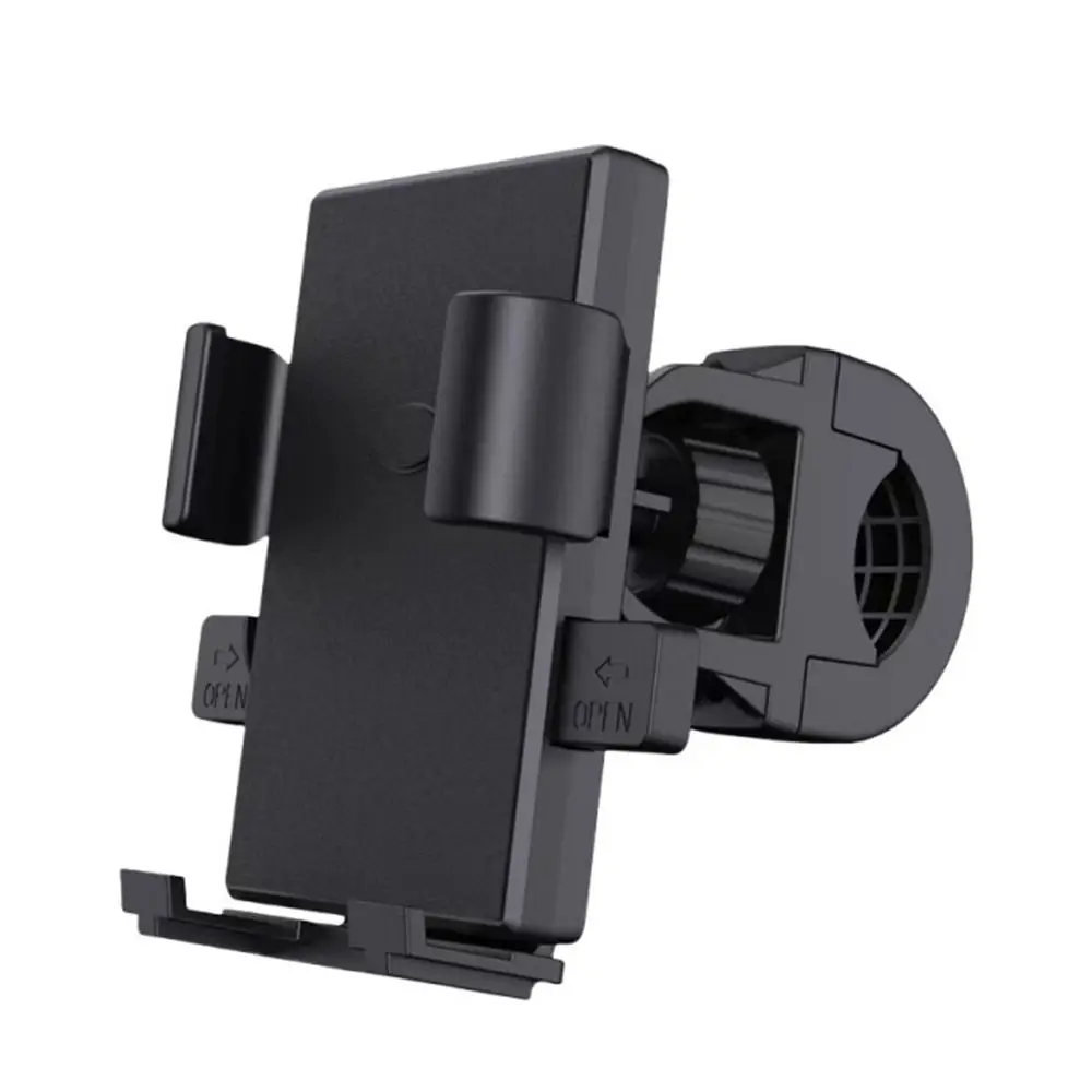 Baby Stroller Cell Phone Holder 360° Rotate Adjustable Smartphone Bracket Shockproof Baby Pram Lazy Phone Holder